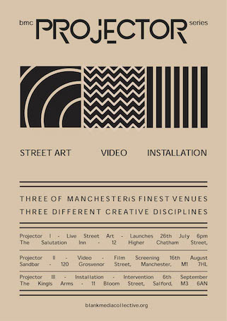 The Projector Series Street Art Instillation