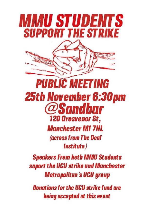 Students Support The Strike Public Meeting