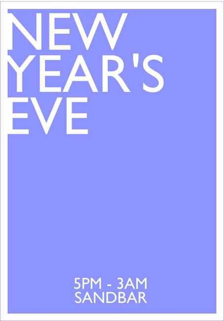 Sandbar NYE Party 2014